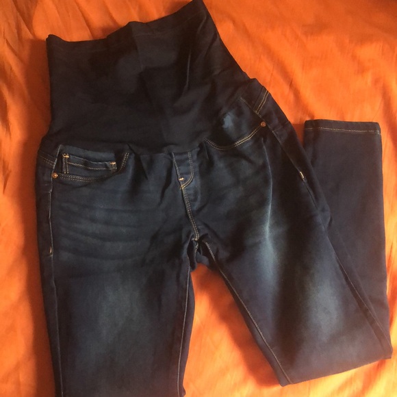 Blue Savvy Maternity Blue Jeans - Picture 3 of 5